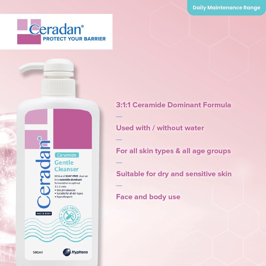 Gentle Cleanser For Face & Body 500ml