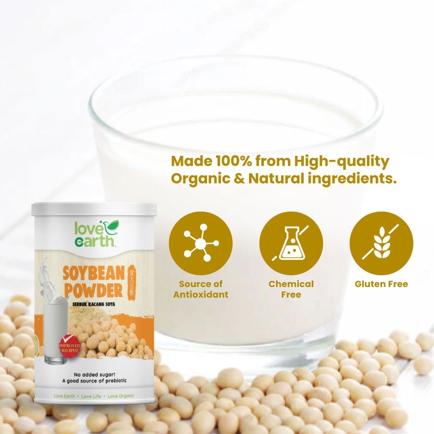 Organic Soybean Powder Bundle 500g x 2