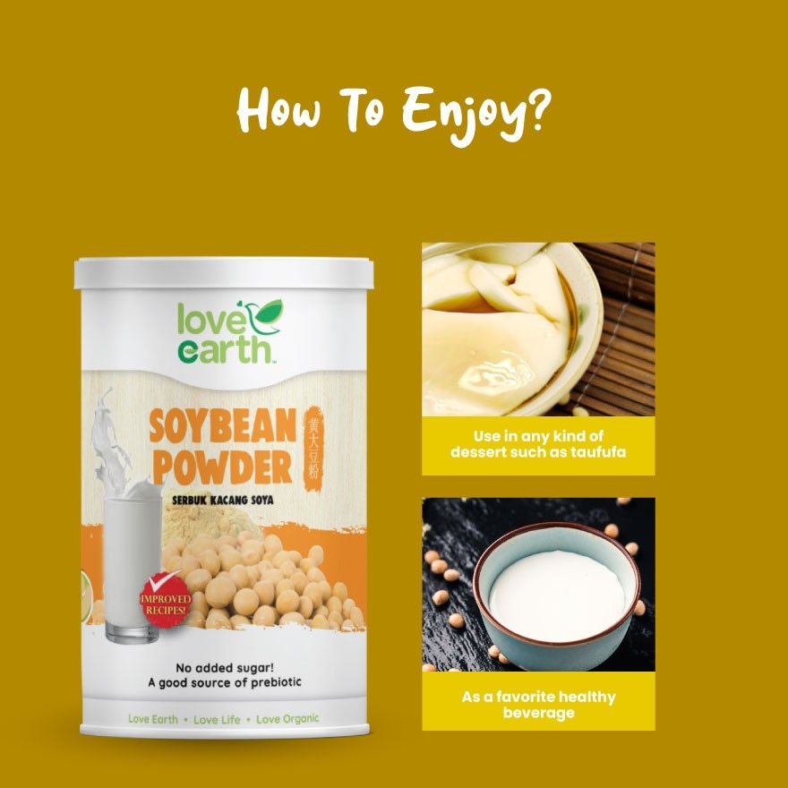 Organic Soybean Powder Bundle 500g x 2