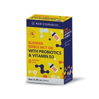 MARCUS & MARCUS Infant Probiotics & Vitamin D3 + HMO Drops 15ml