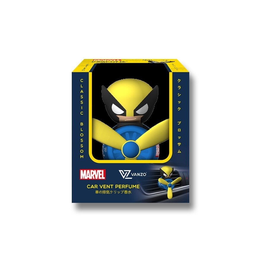 Marvel wolverine car vent perfume classic blossom 4gx2