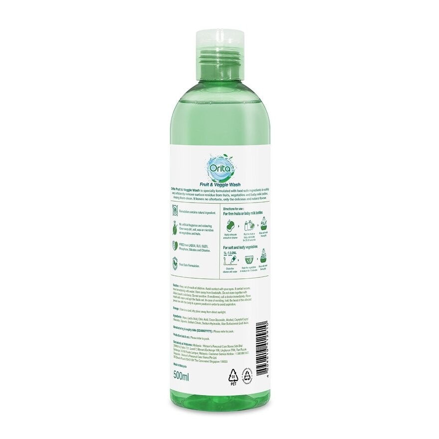 Fruit & Veggie Wash 500ML