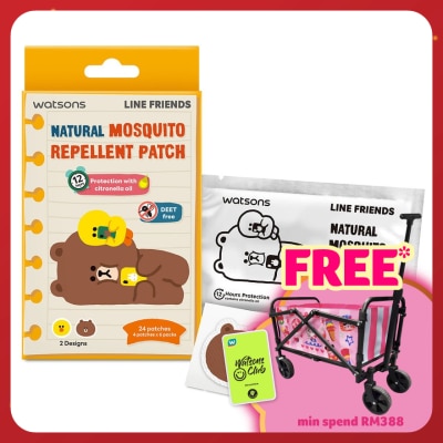 WATSONS Line Friends Mosquito Repellent Patch 24s