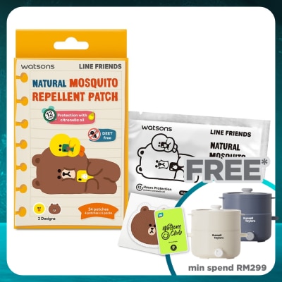 WATSONS Line Friends Mosquito Repellent Patch 24s