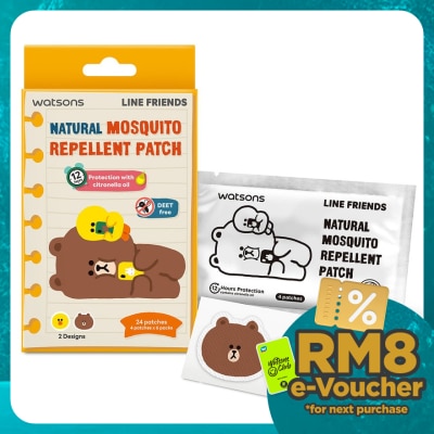 WATSONS Line Friends Mosquito Repellent Patch 24s