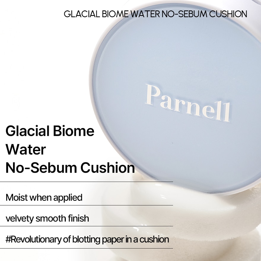 Glacial Biome Water No-Sebum Cushion 10g