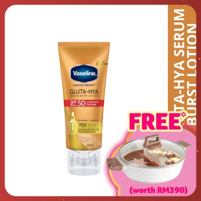 VASELINE Gluta-Hya Serum Lotion SPF50 50ml