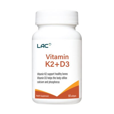 LAC - Vitamin K2+D3 Softgel 60s