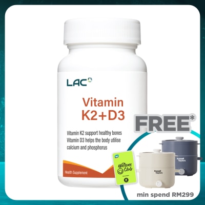LAC Vitamin K2+D3 Softgel 60s