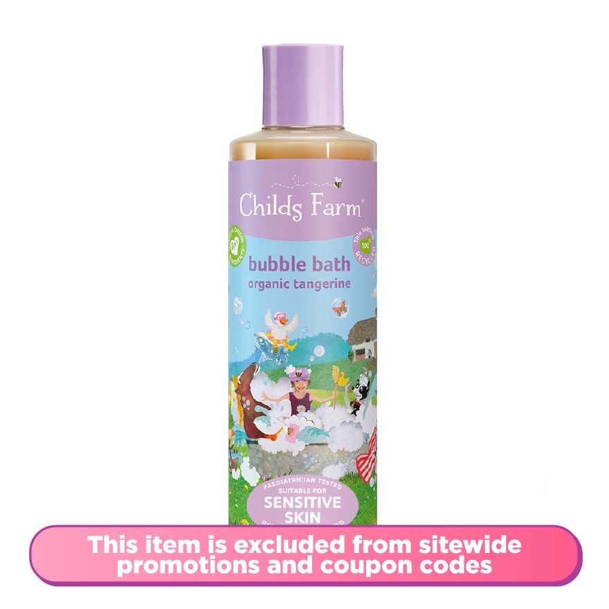 Bubble Bath Organic Tangerine 250ml