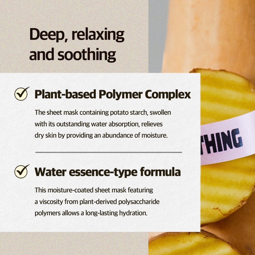 Potato Mask 1s - Hydrate & Moisturise