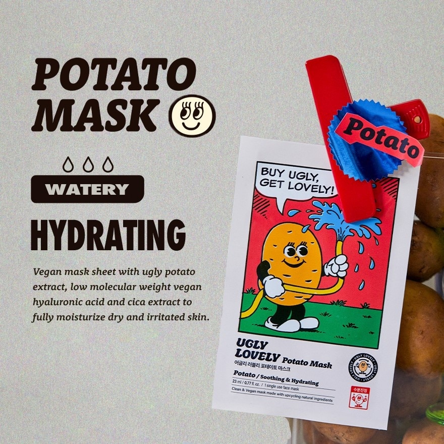 Potato Mask 1s - Hydrate & Moisturise