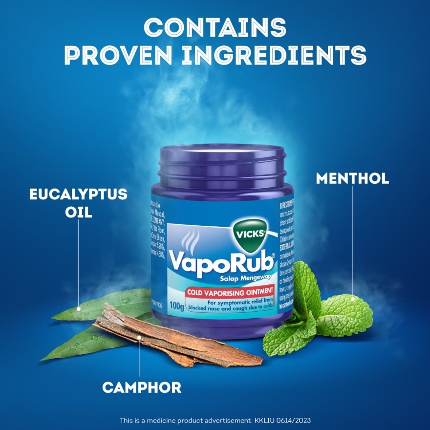 Vaporub Cold Vaporizing Ointment 50g