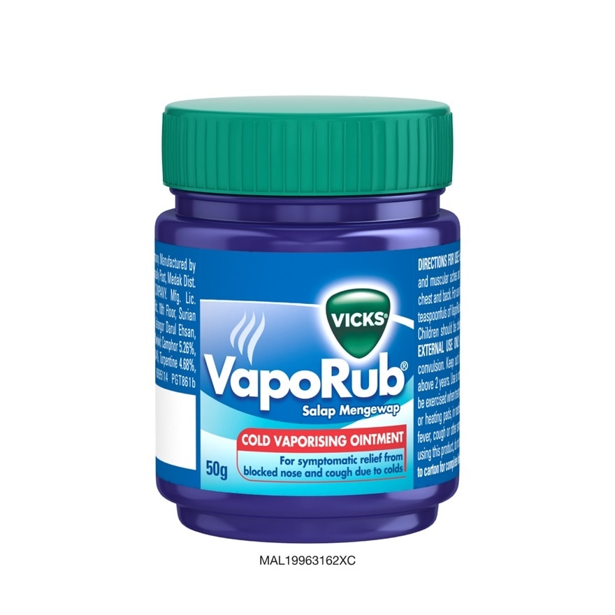 Vaporub Cold Vaporizing Ointment 50g