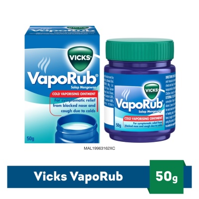 VICKS - Vaporub Cold Vaporizing Ointment 50g