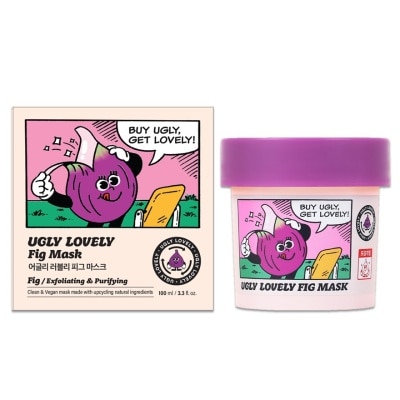 UGLY LOVELY Fig Mask 100ml - Sugar Scrub for Mild Exfoliation