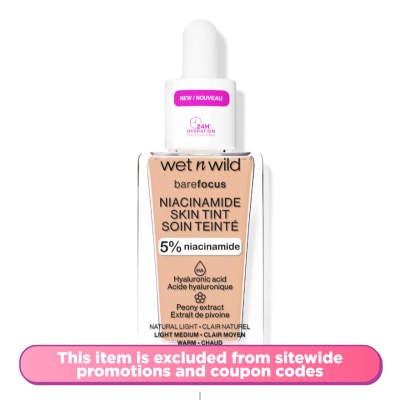 WET N WILD Bare Focus Niacinamide Skin Tint Light