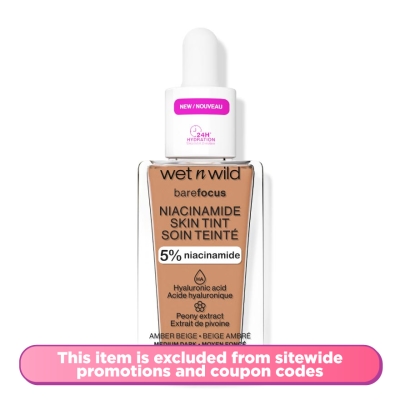 WET N WILD Bare Focus Niacinamide Skin Tint Amber Beige