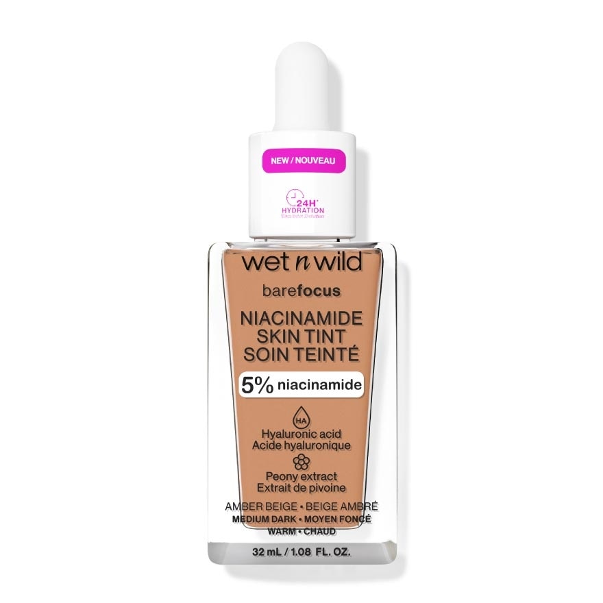 Bare Focus Niacinamide Skin Tint Amber Beige