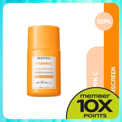 SKINTIFIC Vitamin C Serum Sunscreen SPF 50 PA++++ 30ml