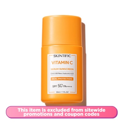 SKINTIFIC Vitamin C Serum Sunscreen SPF 50 PA++++ 30ml