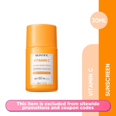 SKINTIFIC Vitamin C Serum Sunscreen SPF 50 PA++++ 30ml