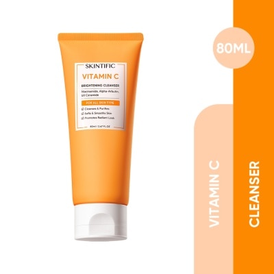 SKINTIFIC - Vitamin C Brightening Facial Cleanser 80ml