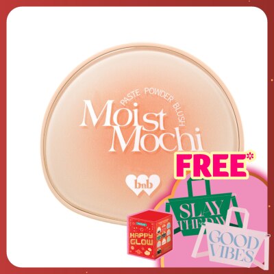 BARENBLISS Moist Mochi Paste Powder Blush 03 Sunset Mango