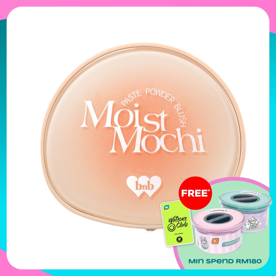 BARENBLISS Moist Mochi Paste Powder Blush 03 Sunset Mango