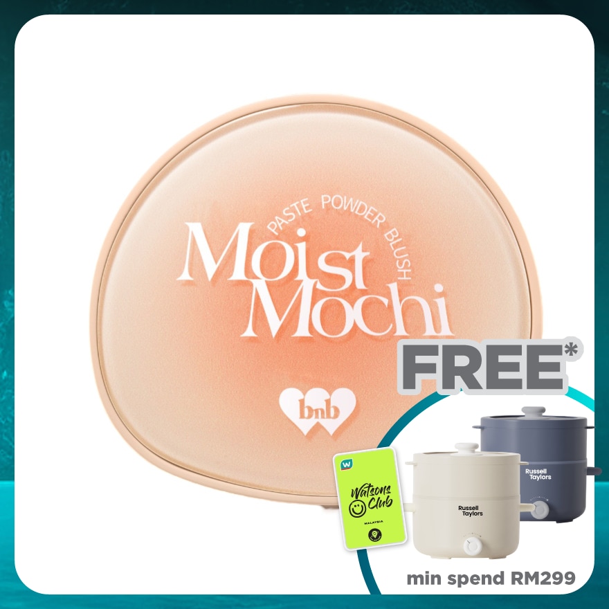 BARENBLISS Moist Mochi Paste Powder Blush 03 Sunset Mango