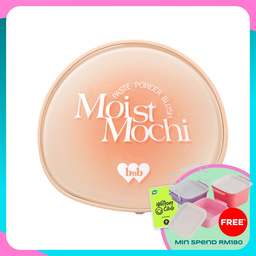 BARENBLISS Moist Mochi Paste Powder Blush 03 Sunset Mango