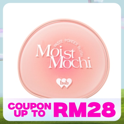 BARENBLISS Moist Mochi Paste Powder Blush 02 Peachy Beach