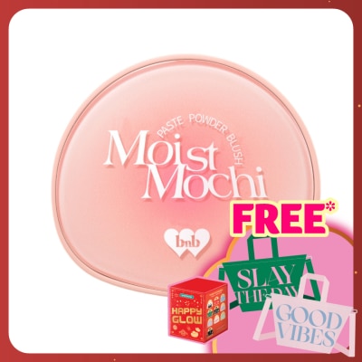 BARENBLISS Moist Mochi Paste Powder Blush 02 Peachy Beach