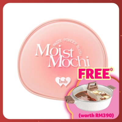 BARENBLISS Moist Mochi Paste Powder Blush 02 Peachy Beach