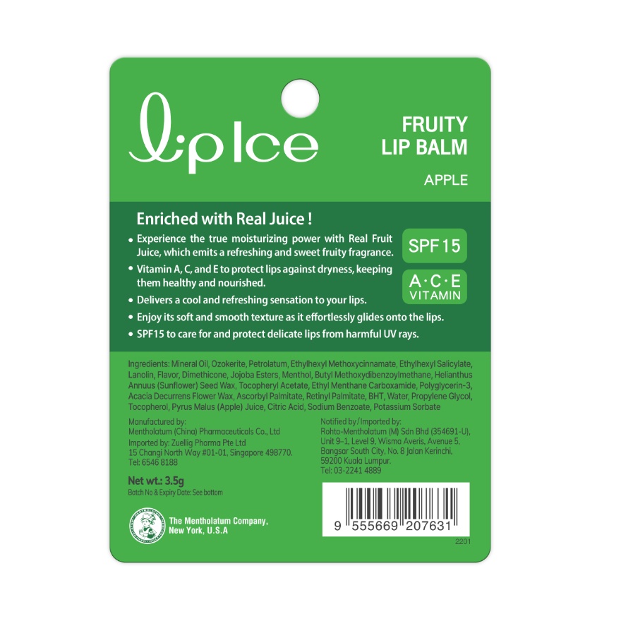 Fruity Lipbalm 3.5g Apple