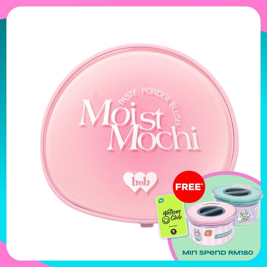 BARENBLISS Moist Mochi Paste Powder Blush 01 Berry Lava