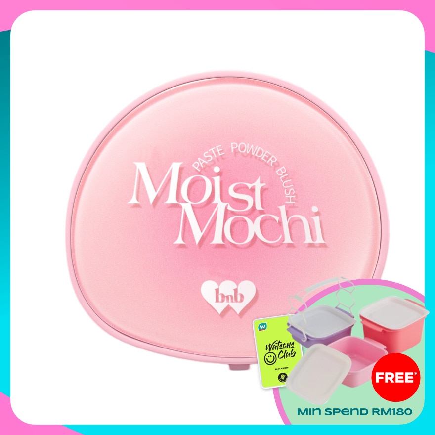 BARENBLISS Moist Mochi Paste Powder Blush 01 Berry Lava