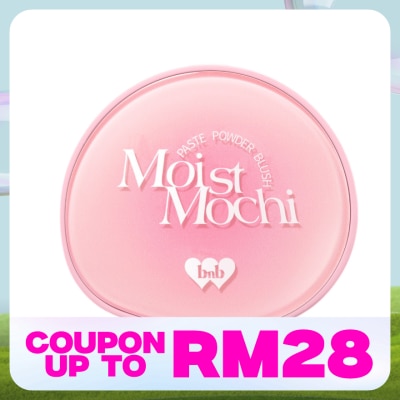 BARENBLISS Moist Mochi Paste Powder Blush 01 Berry Lava