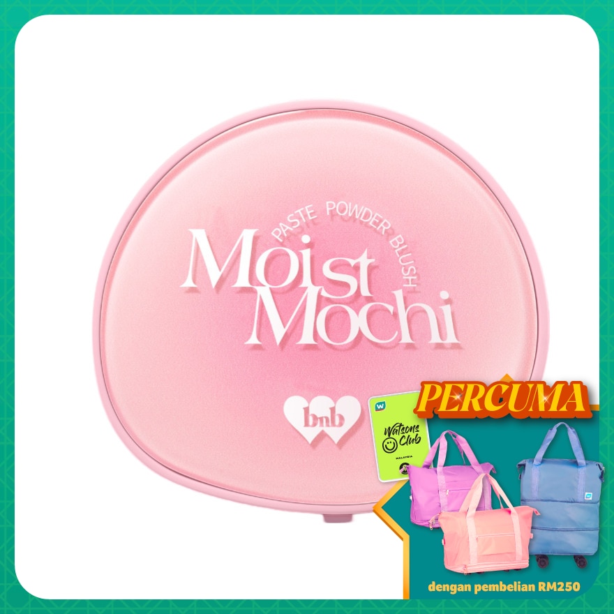 BARENBLISS Moist Mochi Paste Powder Blush 01 Berry Lava