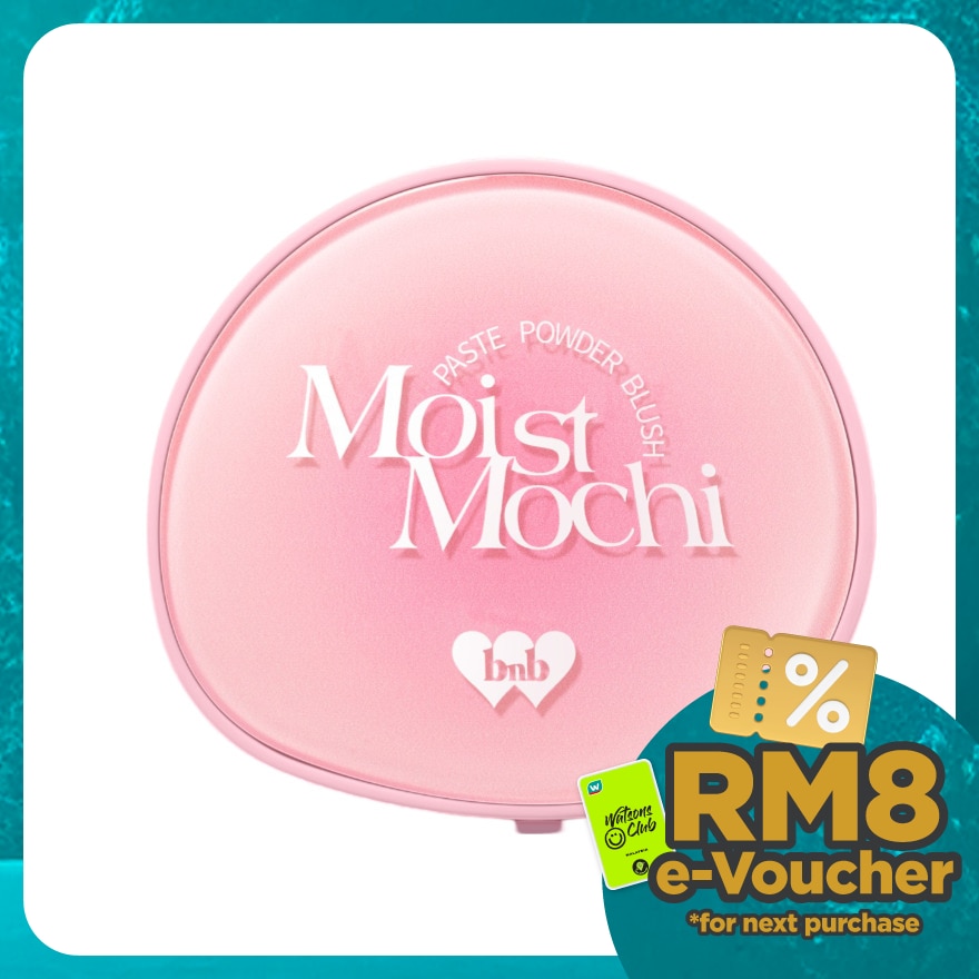 BARENBLISS Moist Mochi Paste Powder Blush 01 Berry Lava