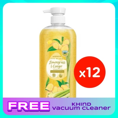 WATSONS Lemongrass & Ginger Shower Scrub  700mlx12s