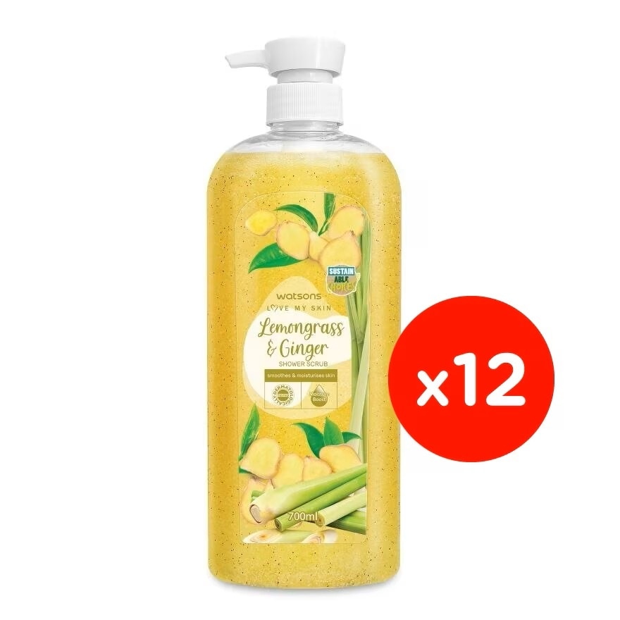 Lemongrass & Ginger Shower Scrub  700mlx12s