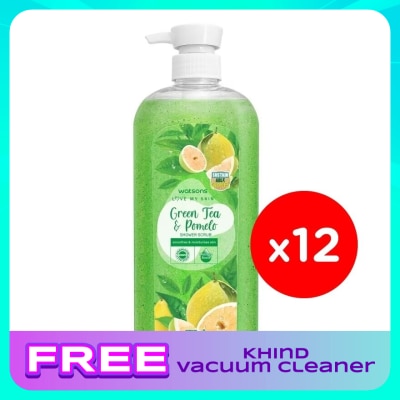 WATSONS Green Tea & Pomelo Shower Scrub  700mlx12s