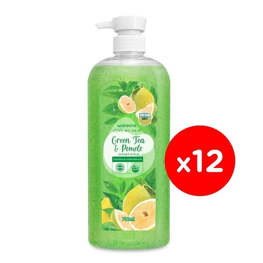 Green Tea & Pomelo Shower Scrub  700mlx12s