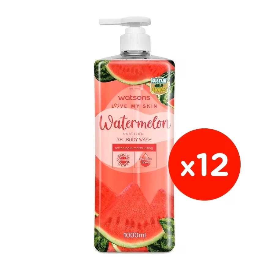 Watermelon Gel Body Wash 1Lx12s