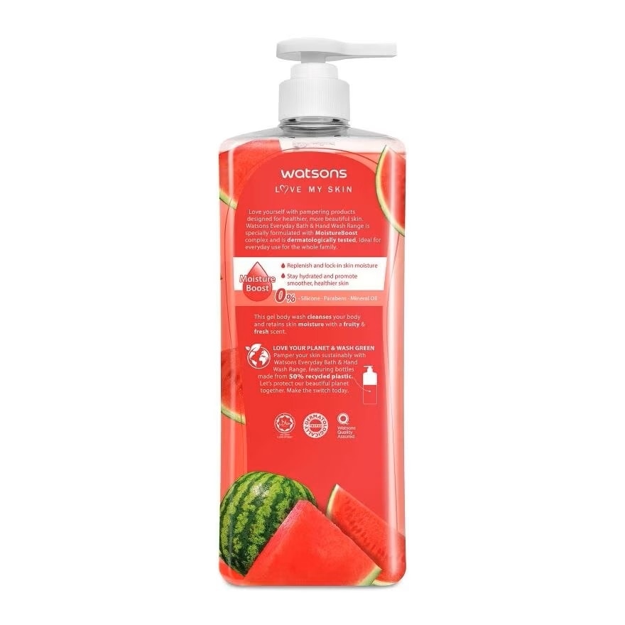 Watermelon Gel Body Wash 1Lx12s