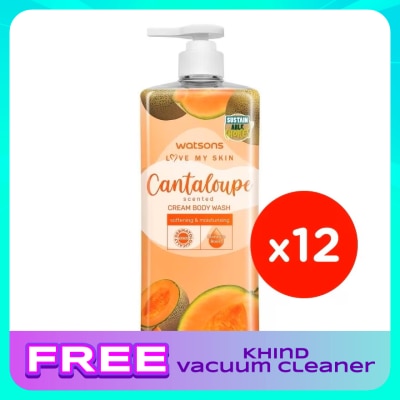 WATSONS Cantaloupe Cream Body Wash 1000mlx12s
