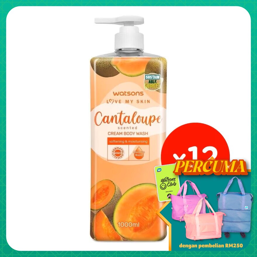 Cantaloupe Cream Body Wash 1000mlx12s