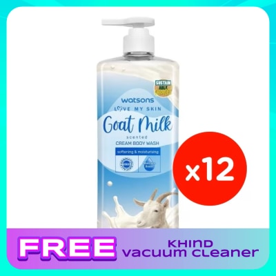 WATSONS Goat Milk Cream Body Wash 1000mlx12s