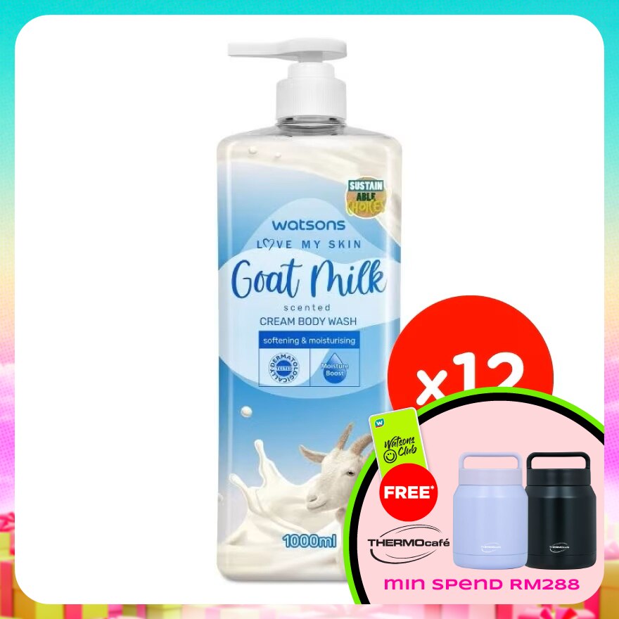 Goat Milk Cream Body Wash 1000mlx12s
